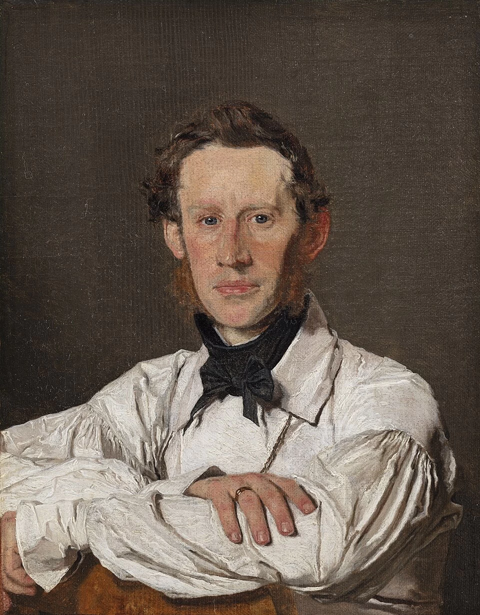 Christen Købke - Ritratto del pittore di animali Christian Holm, 1834, Statens Museum for Kuns, Copenaghen